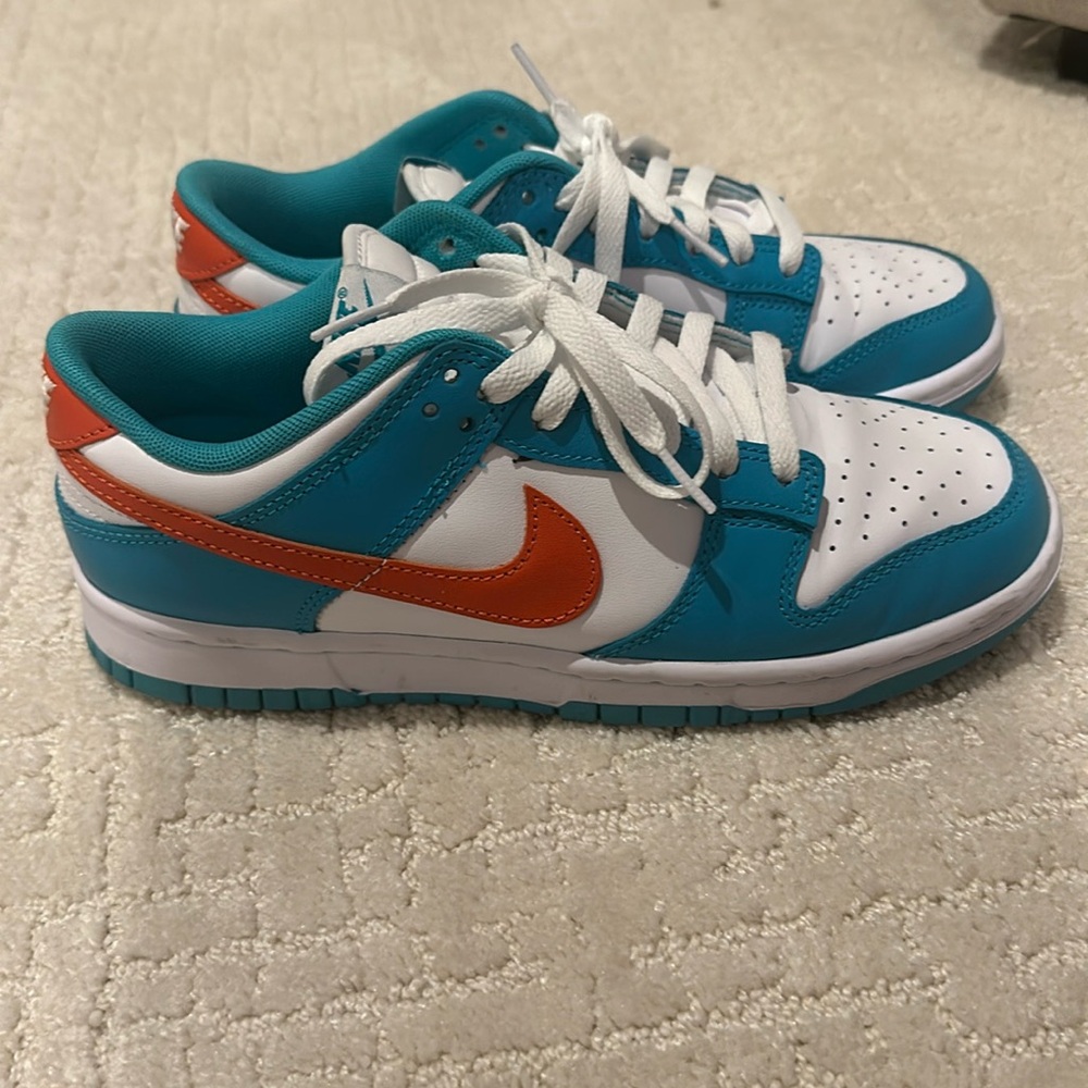 Teal And Orange Dunks